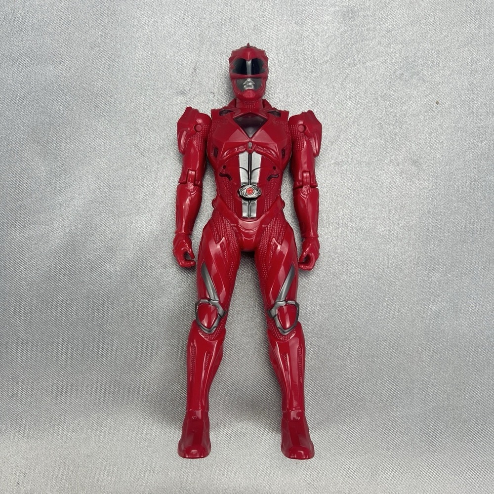 Power Rangers Movie Morphin Grid Red Ranger Figure Pulsating Light Up Chest READ